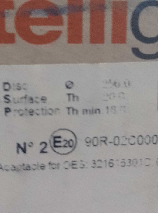 Discos travão ventilados