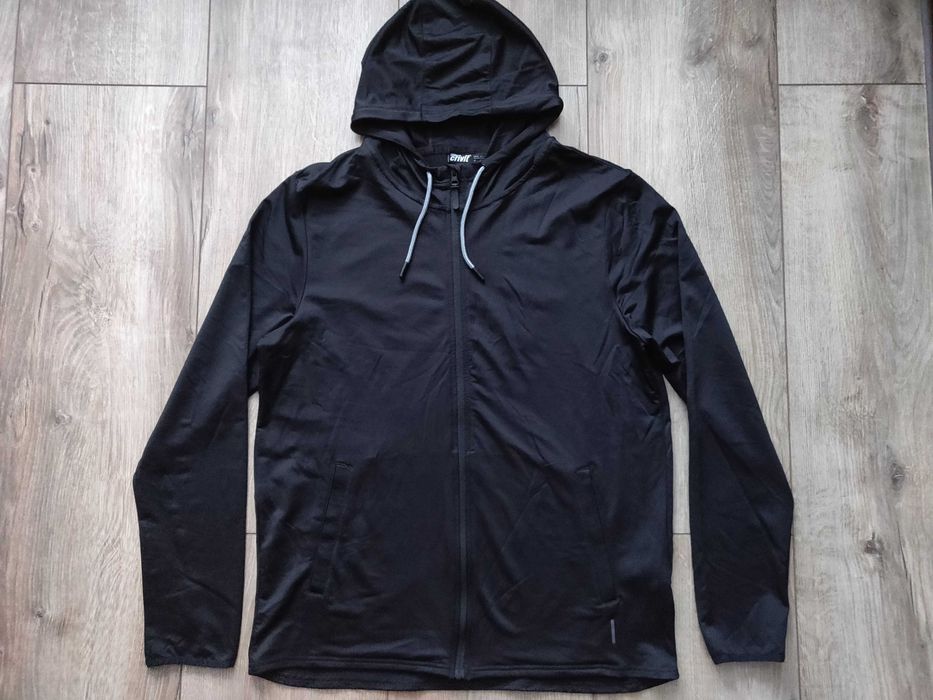 Олимпийка мужская куртка Crivit (Германия) р.56-58, капюшон, черная.