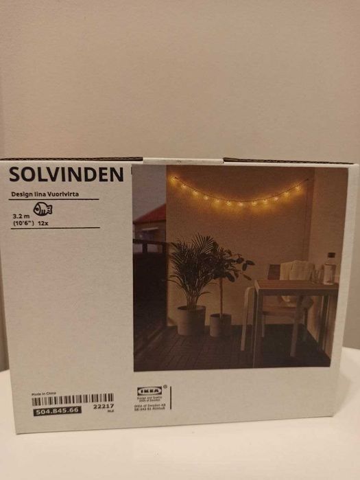 ІКЕА LED гірлянда SOLVINDEN Сольвіден
