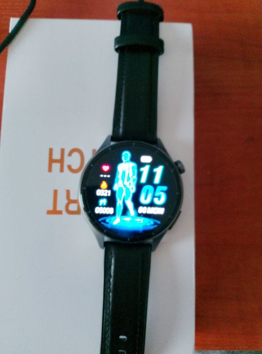 smartwatch 2025 z NFC, monitor zdrowia: , EKG+PPG,  - Jak nowy.