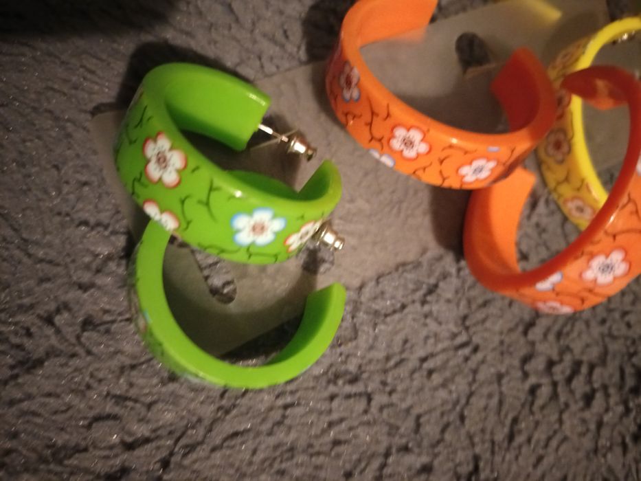 Kolczyki 3 pary.