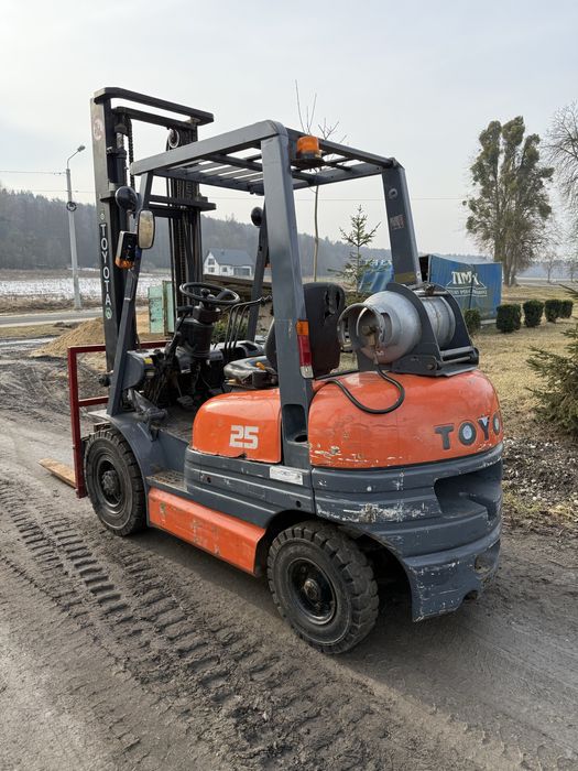 Wozek Widłowy Toyota 6FG25 4y duplex triplex