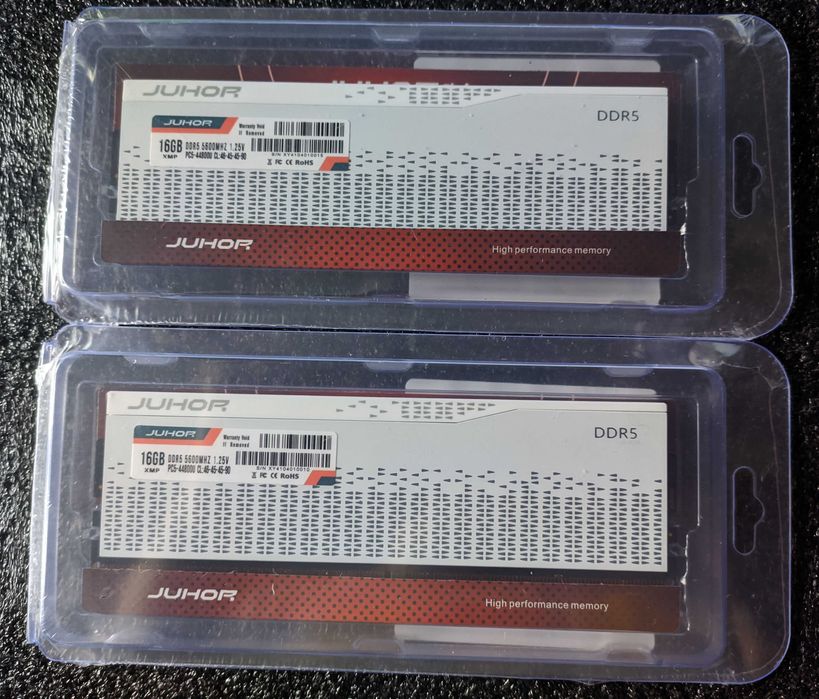 Оперативна пам'ять DDR5 16Gb 2x16Gb Cusu Juhor 4800 5600 6000 MHz