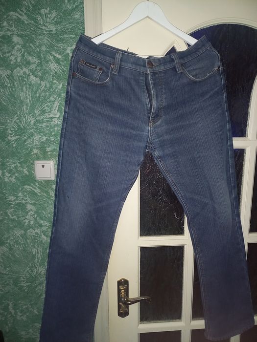 Чоловічі зимові теплі джинси з флісом