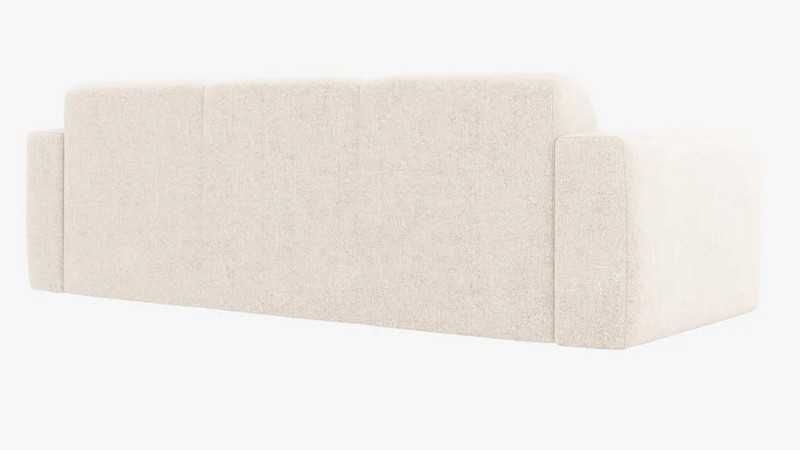 Nowoczesna sofa 3-osobowe Molino Szenil Jasny beż 235x95x72cm Micadoni