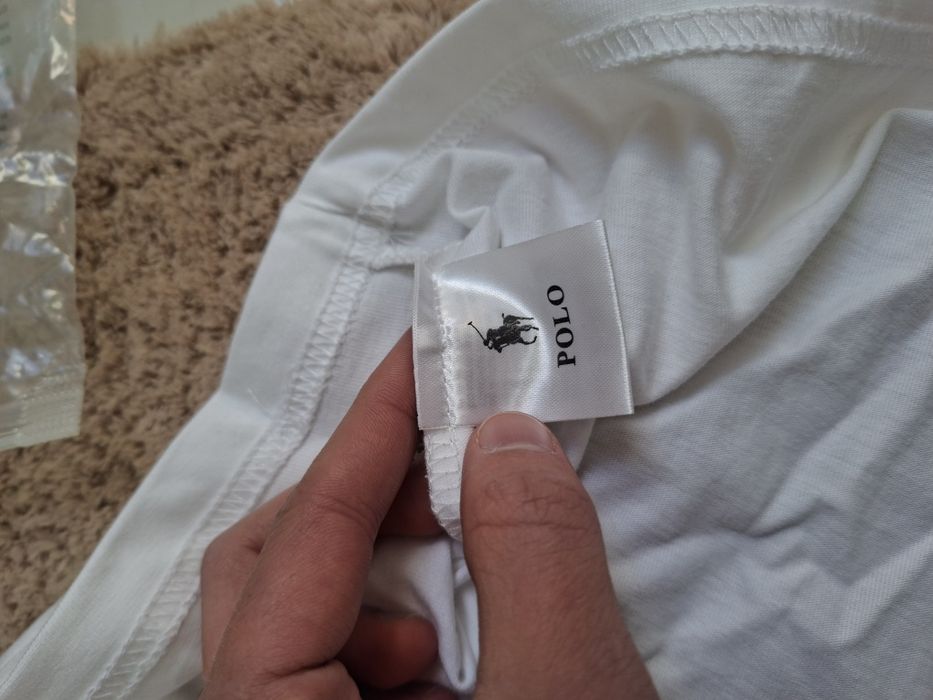 Biała koszulka ralph polo xxl
