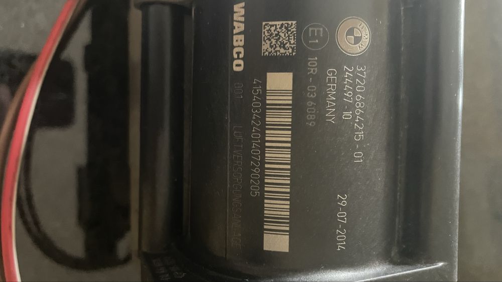 Compressor suspensao pneumatica BMW