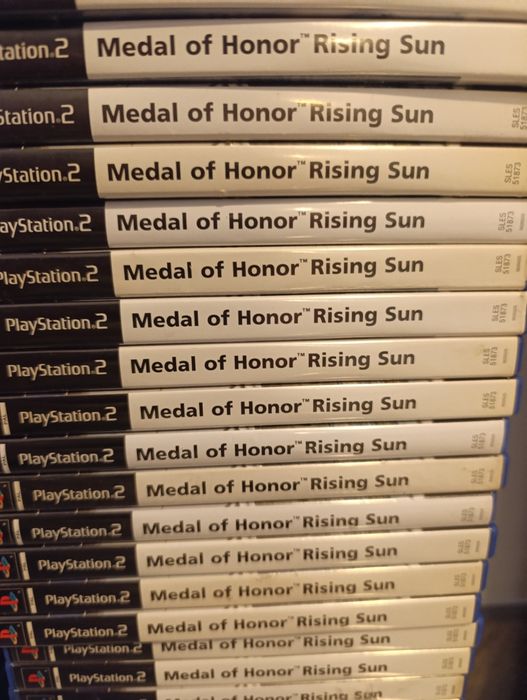 gry na PS2 na literę M Medal of honor Rising Sun