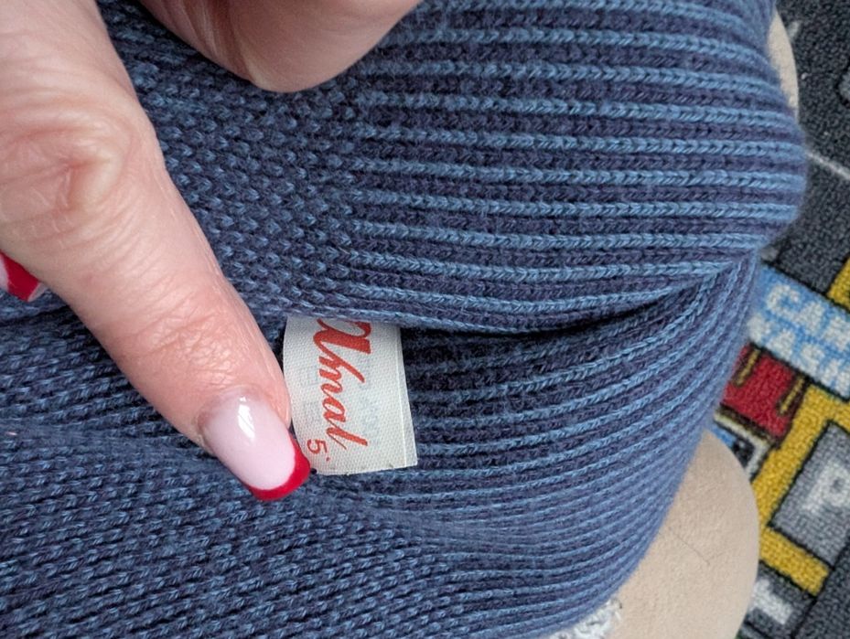 Komplet dla chłopca komin i czapka bardzo ciepły