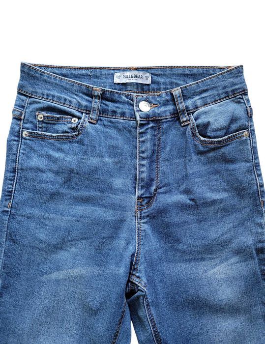 Jeansy spodnie damskie 34,XS/36,S Pull&Bear wysoki stan high waist