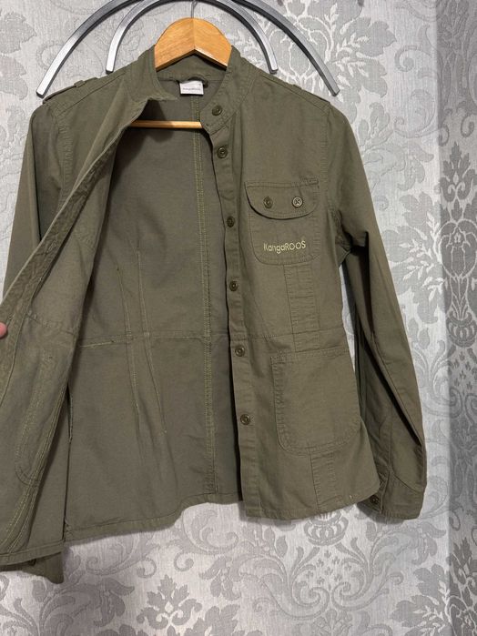 Kangaroos Lekka kurtka młodzieżowa 176/ 16 lat militarna khaki