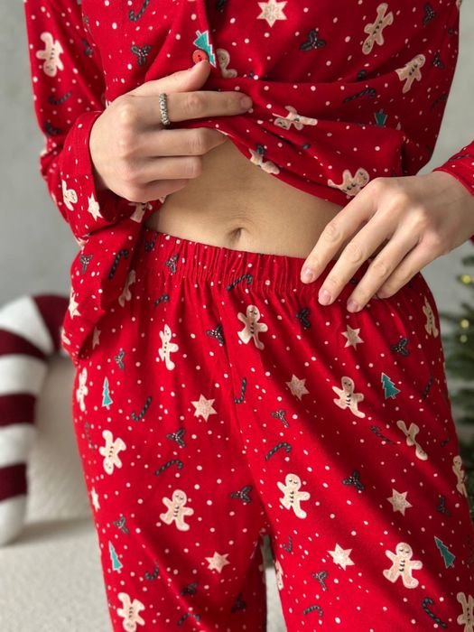 Байкова піжама байковая новогодняя пижама домашний костюм