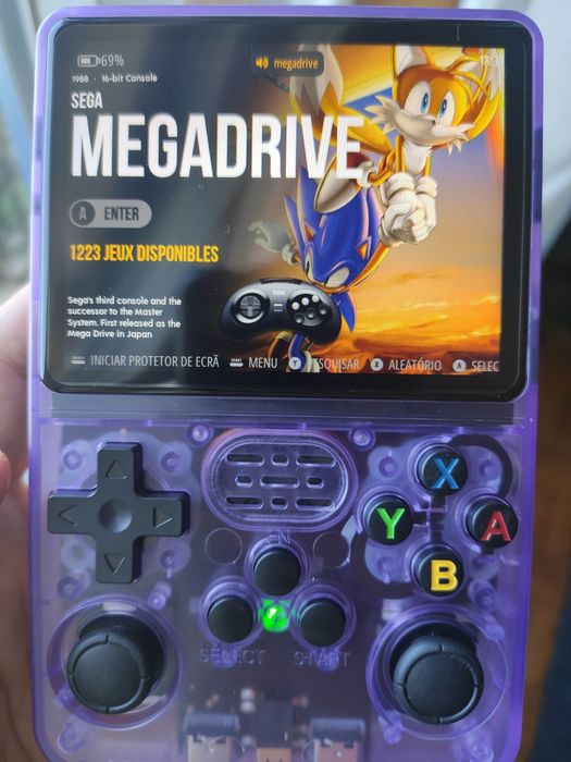 R36S Roxa + Bolsa (Nova)