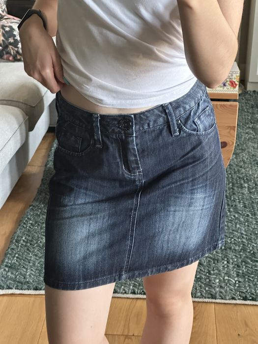 Jeansowa spódniczka mini
