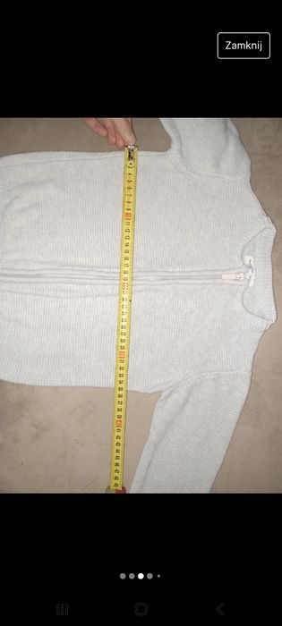 Sweter na suwak roz 128