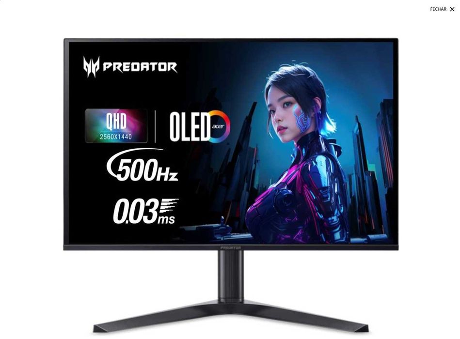 Acer Predator OLED 500Hz QHD 0,03ms – 2 Meses de Uso