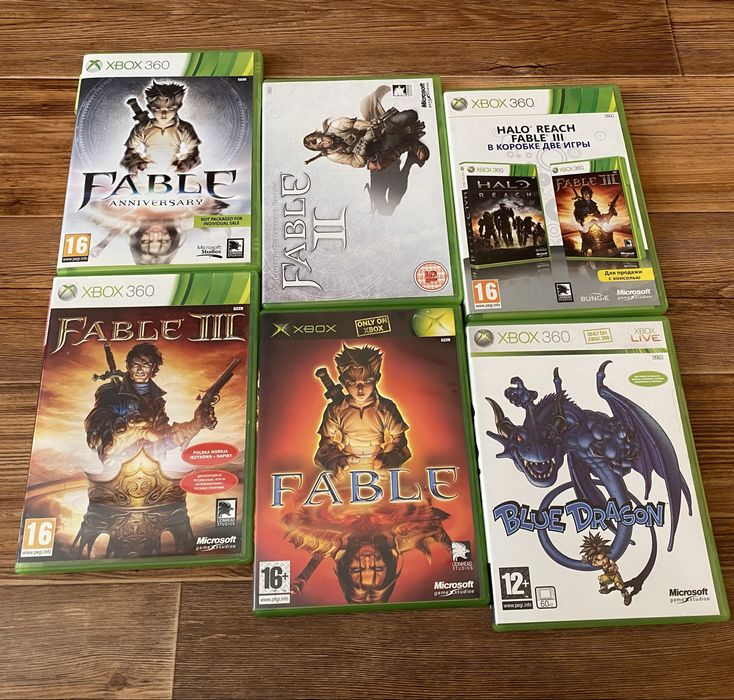 XBOX: Fable, Splatterhouse, Метро, FORZA, Half-Life, Dino Crisis, Wet