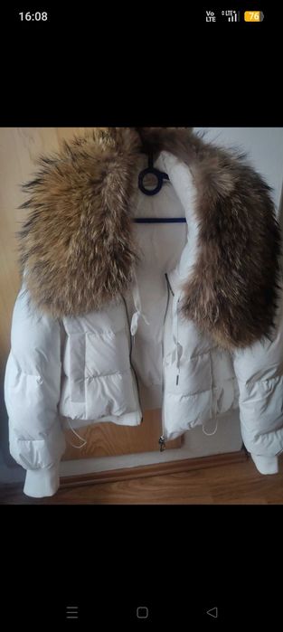 Piękna puchowa kurtka