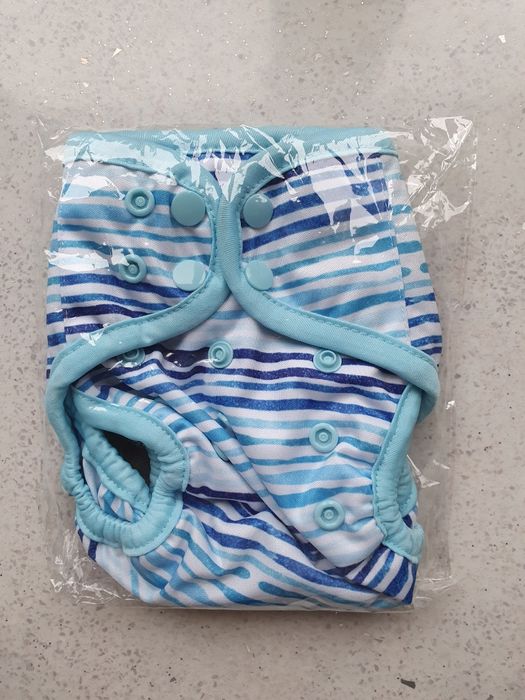 NOWA Kieszonka OS Happy Flute - pieluszka wielorazowa w fale