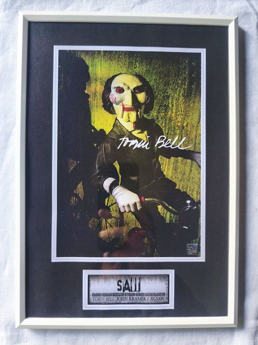 Moldura Filme Saw - Jigsaw com Autógrafo (A4)