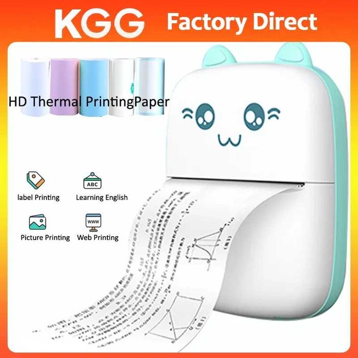 Портативний термопринтер Mini  міні принтер для смартфона з Bluetooth,