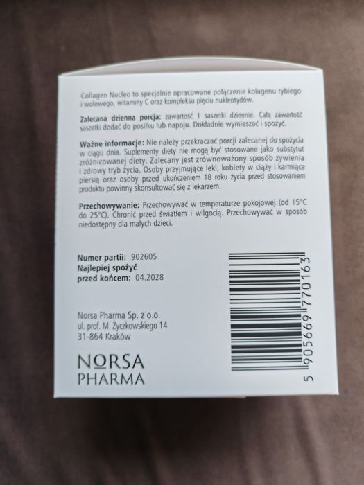 Norsa Pharma Collagen Nucleo 30sasz.- 2 sztuki