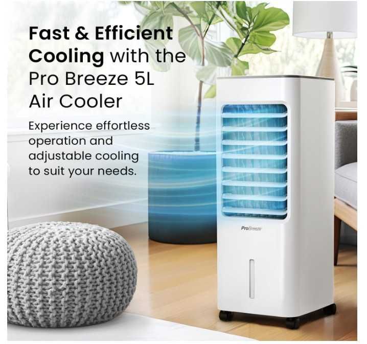 Przenośny wentylator/klimatyzator Pro Breeze sterowany pilotem