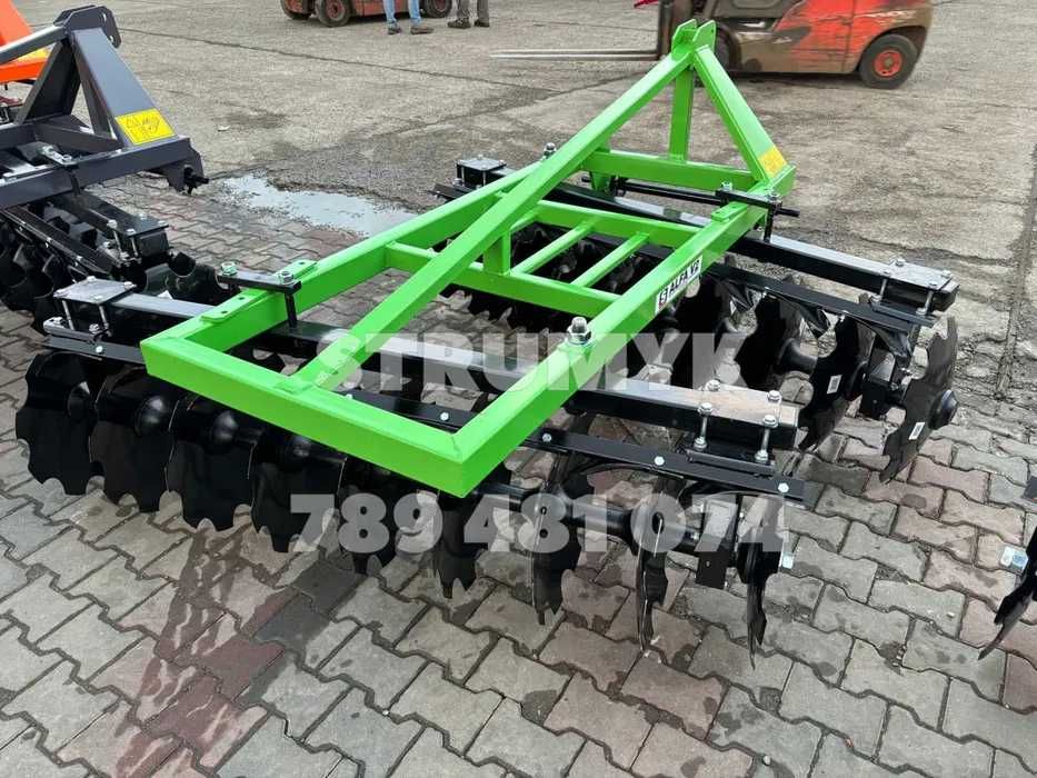 BRONA TALERZOWA STRUMYK alfa V lub X brona tradycyjna na wałku + mocowanie + wał
