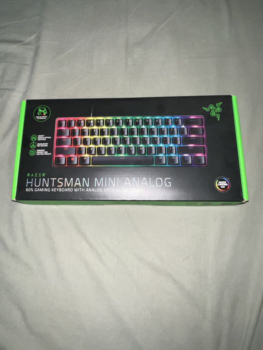 Razer Huntsman Mini Analog 60% Optical Switches (como novo/pouco uso)