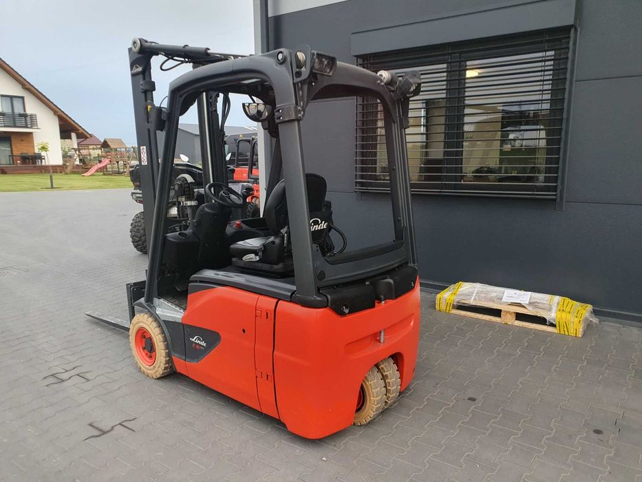 Wózek widłowy LINDE E16 Wolny SKOK 2019r E14 E18 Białe Conti SC20 E20