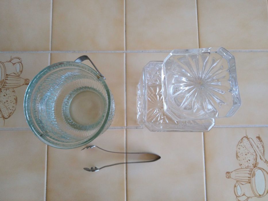 Garrafa Whiskey e Balde Para Gelo com Pinças