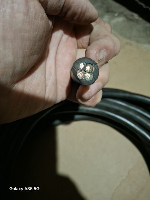 Кабель 17.4 м мідний , КГ-4×4, 17,4м