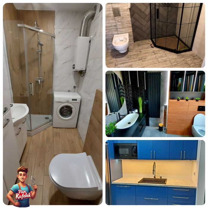 WOLNY TERMIN! Kafelkowanie, glazurnictwo, remont łazienki, projekt!