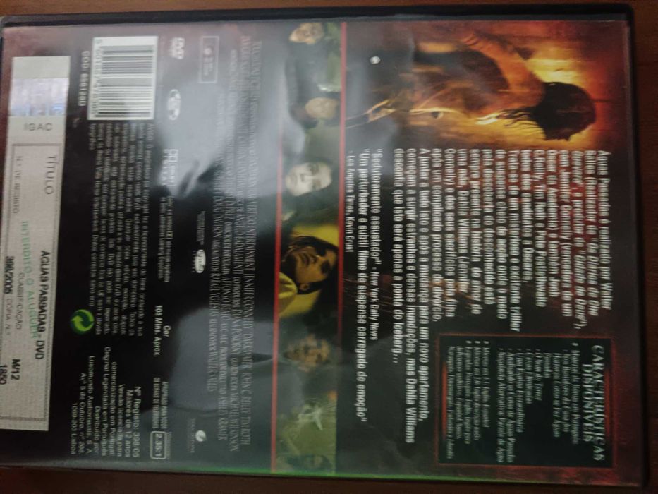 filme dvd original - aguas passadas