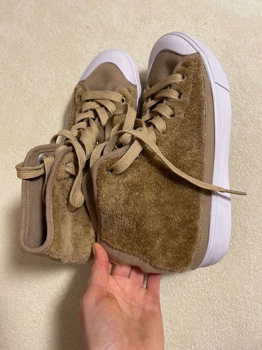 Trampki wysokie z futerkiem r. 39 25,5 cm