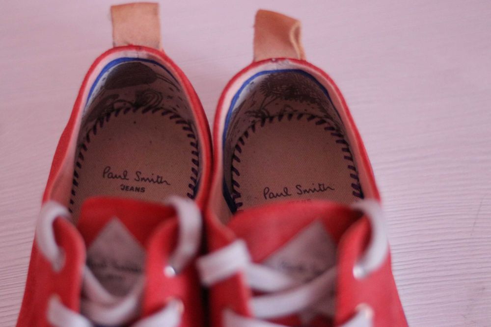 Sapatilhas Paul Smith em camurça