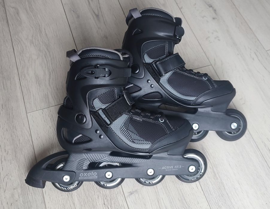 Rolki Oxelo Active Fit3 Czarne r. 40