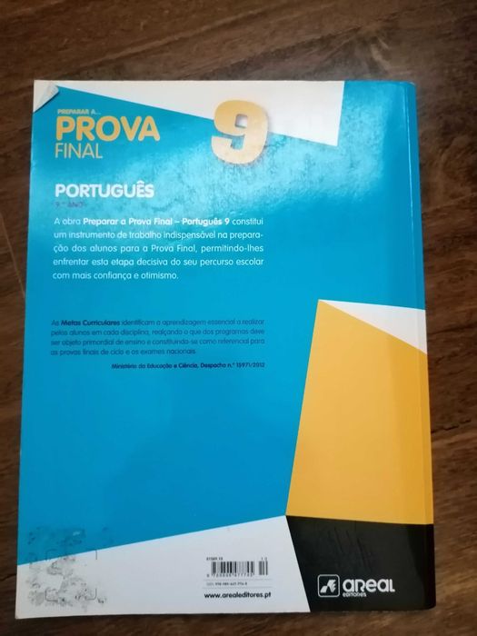 Livro de Português 9ºano Preparar a ...prova final