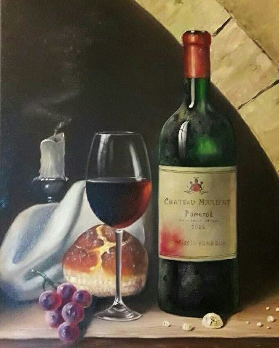 Продам картину маслом Вино (прованс)