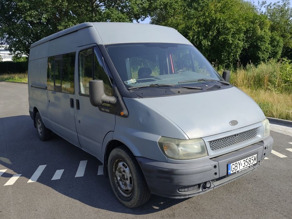 Ford Transit 2.0d, 2006r, kamper/dostawczak, ciężarowy 9 osób.