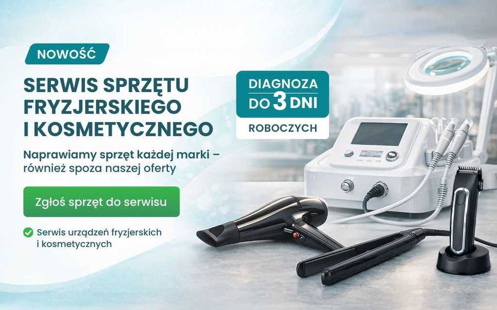 Serwis urządzeń fryzjerskich i kosmetycznych | Darmowa diagnoza