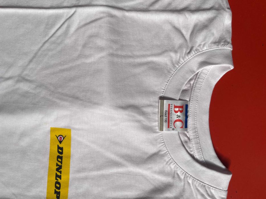 T-shirt Dunlop algodão branco
