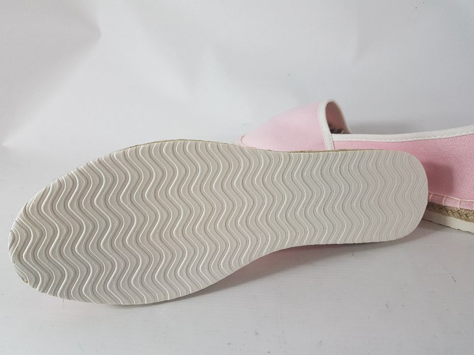 EVEN& ODD MOKASYNY ESPADRYLE damskie R 40 różowe noe