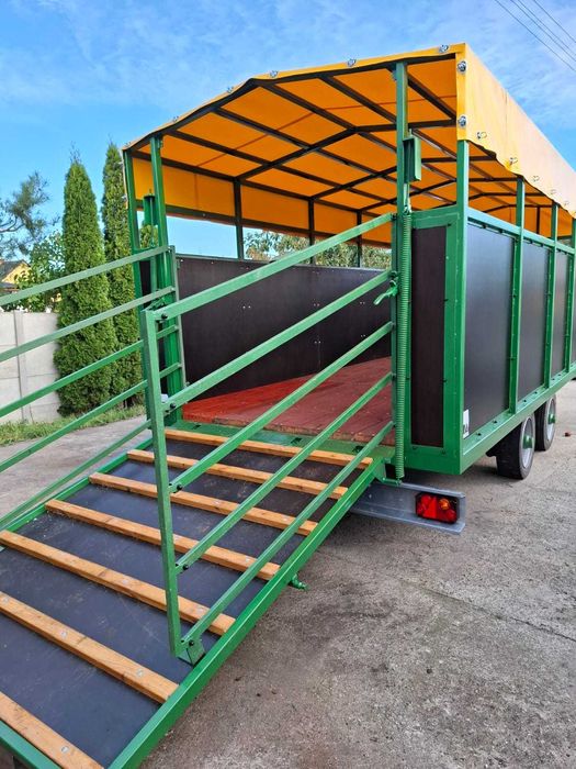 PRZYCZEPA DO Przewozu Bydła Przyczepa do zwierząt - AUTO-ZAREMBA