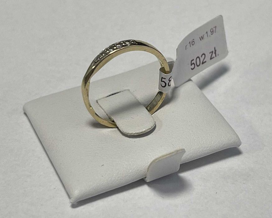 Złoty Pierścionek 1,97G 585