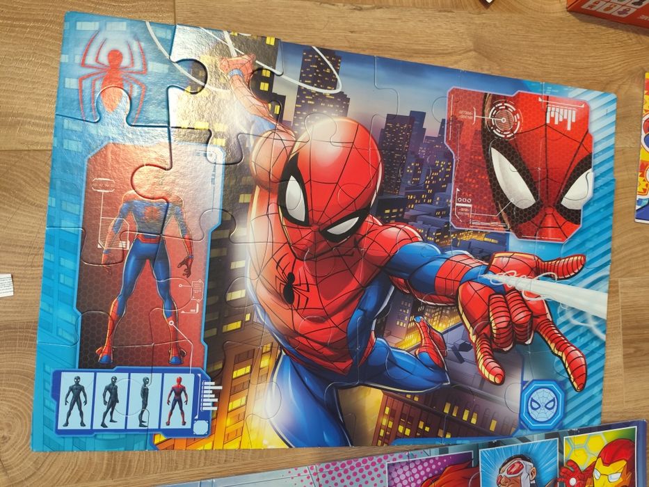Puzzle dla chłopca Marvel Spider Man Avengers Super Hero Adventures 24 maxi Clementoni 3+