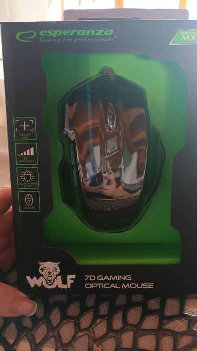 Słuchawki i mysz Gamingowa