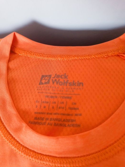 Koszulka damska pomarancz sportowa J Wolfskin S