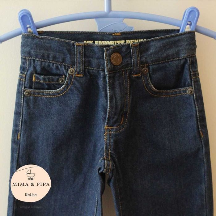 Calças de Ganga Zippy  2/3 anos