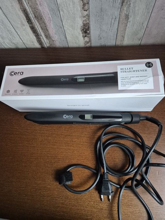 Profesjonalna prostownica do włosów idealna do loków Cera płaska
